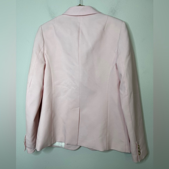 Banana Republic Powder Pink Long And Lean Wool Blazer 2 Single Breast Like new - Picture 8 of 13